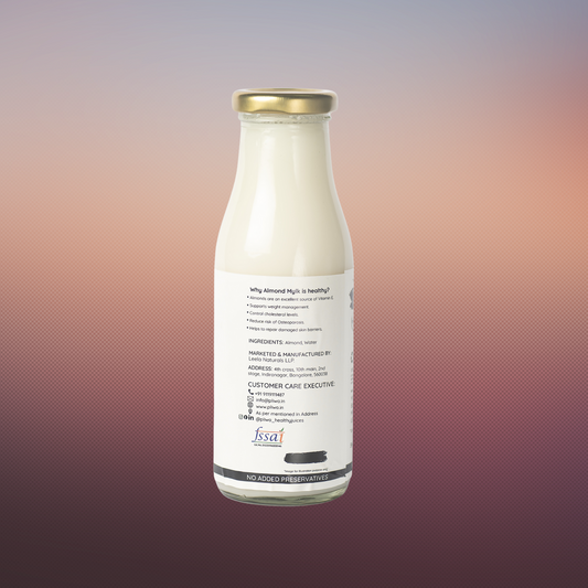 Creamy Almond Vegan Milk | Dairy-Free & Nutrient-Rich – Perfect for Smoothies, Coffee & More