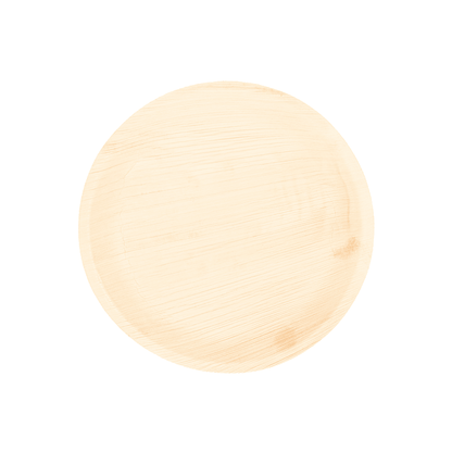 Areca Leaf Plates – 100% Natural, 100% Compostable (Round)