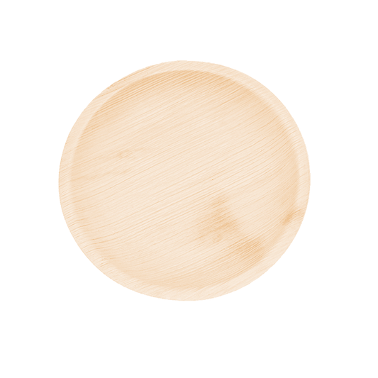 Areca Leaf Plates – 100% Natural, 100% Compostable (Round)