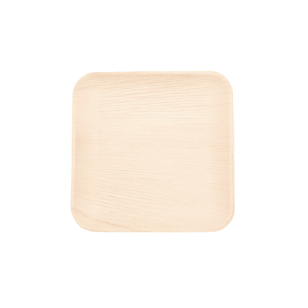 Areca Leaf Plates – 100% Natural, 100% Compostable [Square]