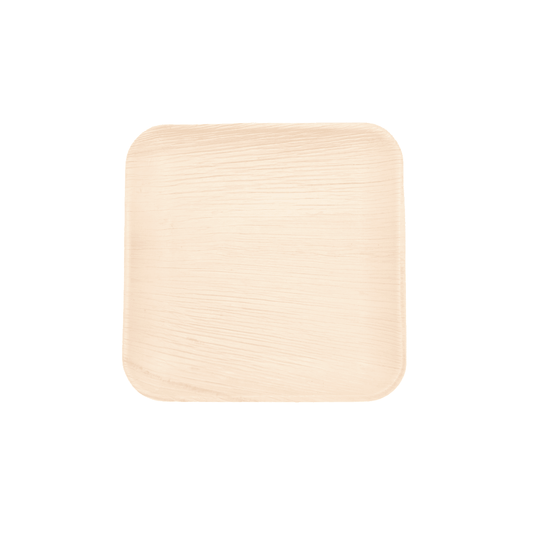 Areca Leaf Plates – 100% Natural, 100% Compostable [Square]