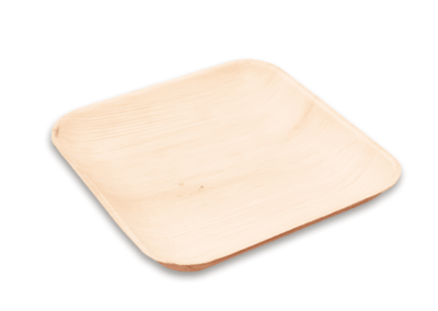 Areca Leaf Plates – 100% Natural, 100% Compostable [Square]