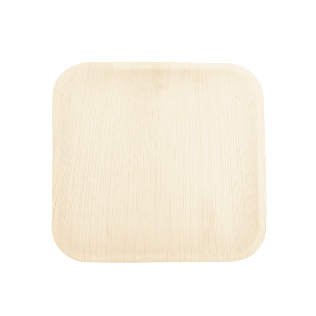 Areca Leaf Plates – 100% Natural, 100% Compostable [Square]