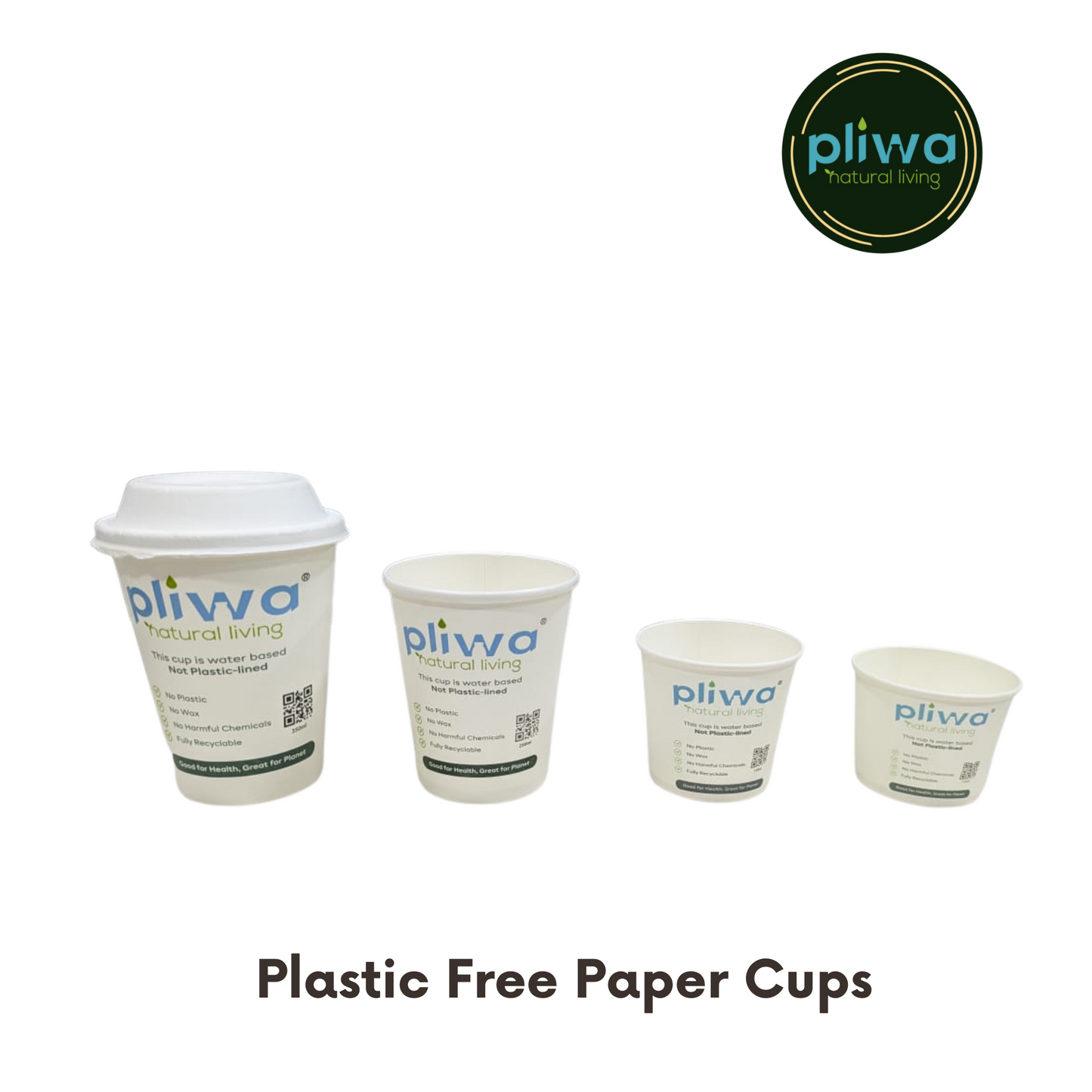 Plastic-Free Paper Cups (Aqueous Coated)