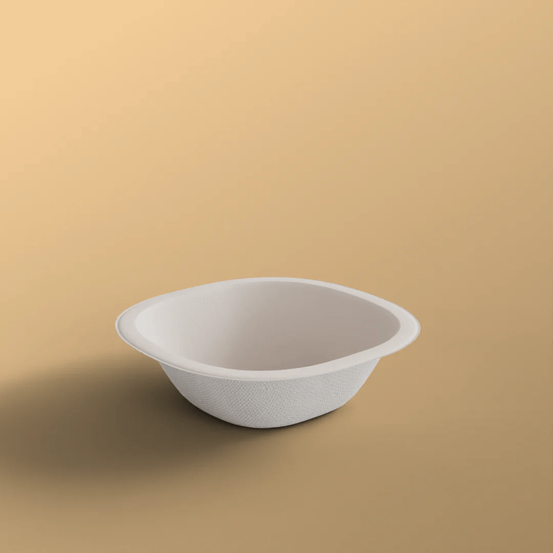 🌿 Dona – Square Small Bowl (Bagasse)
