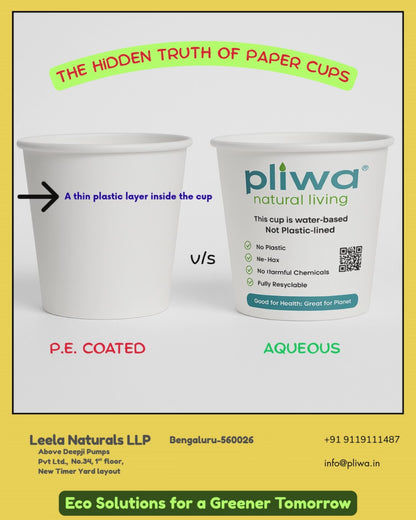 Plastic-Free Paper Cups (Aqueous Coated)