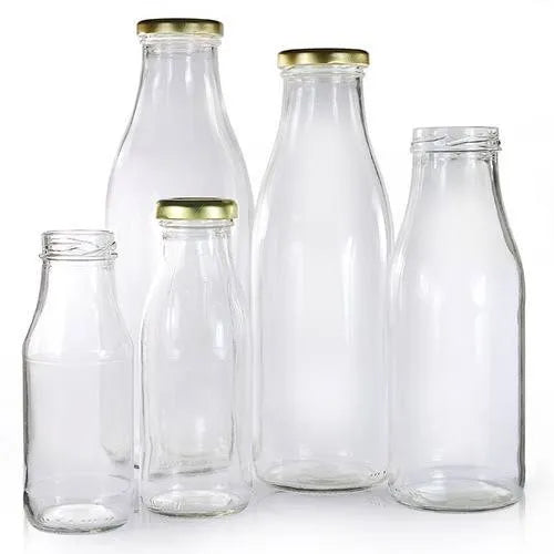 🥤 Glass Bottles with lid – Pure, Safe & Reusable Packaging